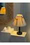 Cream Velvet Minimal Black Bow Corded Lampshade - 6