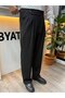 Men's Italian Cut High Waist Fabric Trousers - 3