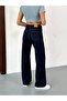 Wide Leg Women's Jean Pants - 4