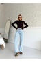 High Waist Boyfriend Flare Jeans - 2