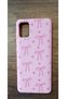 Samsung Galaxy A51 Ribbon Bow Printed Premium Inside Velvet Suede Launch Silicone Phone Case