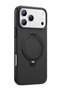 iPhone 17 Pro & 18 Pro Case Premium Leather Suede Cover with Magsafe Ring - 3