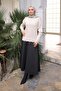 Stone Crew Neck Knitwear Sweater - 2