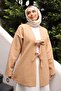 Mink Front Tie Boucle Kimono Jacket - 4