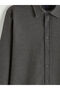Gray Comfortable Fit Gabardine Men's Shirt - 2