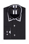 Slim Fit Men's Shirt with Black Design Detail - 2
