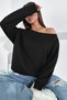 Women's Boat Neck 100% Cotton 3 Thread Fleece-Lined Thermal Winter Sports Top Model Sweatshirt - 3