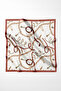 Silk Textured Satin Scarf 70X70