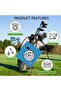 ROYAL BLUE New High Quality GolfTowel Fashionable and Unique Double SidedPrint Telescopic Hook Quick - 4