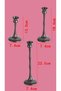 Honwor Vintage Candle Holder Set of 3, Decorative Metal Pillar Candlesticks - 6