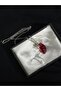 Anatomical Glass Heart and Spider Necklace