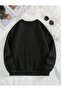 New Year Kevin Printed Fun Crew Neck Plain Sweatshirt - 2