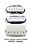 FLEOR 3pcs Alnico 5 SSH Guitar Pickups Single Coil & LP Humbucker Pickup 4 Wires for HSS Guitar P... - 8