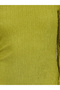 Green Textured Bodycon Midi Dress - 3