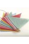 M Linen 6 Colors 12 Pieces of Color Pennant European Wedding Decoration Party Pull Flags Wedding Fla - 2