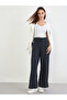 Women Charcoal Wide Leg Joggers