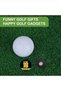 black Funny Golf Ball Marker with a Standard Magnetic Hat Clip Funny Golf Ball Marker Hat Clip for M - 4
