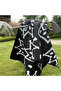 MULTI Stylish Black and White Geometric Print Golf Towel - Super Absorbent- Perfect Gift for Golfer - 3