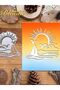 Original Lovely Ocean Sunset with Seagulls and Sailboat Metal Cutting Dies Scrapbooking Decorativ... - 7