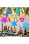Resin Casting Molds Christmas Decoration Resin Silicone Molds 8pcs 3D Ice Crystal Snowflake Silic... - 7