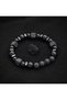 Cube Lava Stone and Matte Onyx Natural Stone Men's Bracelet |   Black Minimal Design |   Gift Boxed - 2