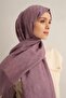 وشاح أنيق بنمط أرجواني، إكسسوار نسائي - 4