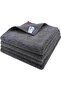 Microfiber High Loop Cleaning Cloths, 40x40 cm, 4 pcs, 380 GSM (Grey)