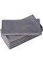 Microfiber Glass Cleaning Cloth, 6 Pack 16 Inch x 16 Inch, Grey