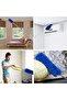 Ceiling Fan Duster Kit, 2 Duster Heads, 15-100in Telescopic Pole (Blue) - 4