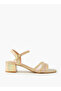 Women Block Heel Strap Sandals - 2