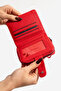 Gd 2824 Real Leather Women's Wallet Red - 2