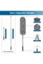 9PCS Microfiber Feather Duster Kit, Retractable 30-100in Telescopic Pole - 2