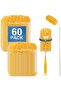 Heavy Duty Duster Refills Compatible with Swiffer – 60 Refills + 3FT Extended Handle