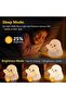 Halloween Cute Ghost Night Light for Kids - Squishy Silicone, Touch LED, Dimmable, Timer - 2