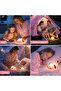 Axolotl Cute Night Light for Kids - Silicone USB Rechargeable, 3-Level Dimming - 8