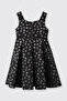 Girl's Star Pattern Evening Dress Black Party Dress - 4
