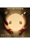 Rechargeable Cat Night Light for Kids - Soft Silicone Touch Sensor, Dimmable LED, 20-Min Timer - 5