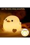 LONGROOL Cute Duck Night Light for Kids — USB Rechargeable Soft Silicone, 2 Light Modes, Touch Dim - 4