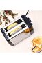 Toaster 2 bread 700 watt SS Double-sided heat, 6 browning levels Defrost Reheat Removable tray - 4