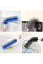 4-Piece Cobweb Duster Set - Bendable Microfiber Fan Dusters (2 Grey, 2 Blue) - 4