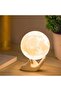 Moon Lamp - Moonlight Table Lamp with Ceramic Hand-Shaped Base, Touch Sensor - 2