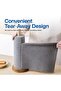 EVORIA Microfiber Tear-Away Cleaning Cloth Roll, 20 Reusable Sheets (Grey) - 6