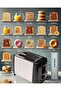 Toaster 2 bread 700 watt SS Double-sided heat, 6 browning levels Defrost Reheat Removable tray - 7