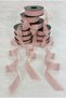 Pastel Pink Linen Nopeli Ribbon 2.5 cm 20 Meters, Bohça Çeyiz Special Day Gift Decoration Ribbon - 5