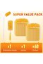 Heavy Duty Duster Refills Compatible with Swiffer – 60 Refills + 3FT Extended Handle - 4