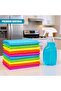 Microfibre Cleaning Cloths (10 Pack) - Multi-coloured - 6