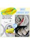 XXL Shoe Washing Machine Bag - 2-Pack Reusable Shoe Cleaning Bags (Yellow) - 5