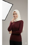 Women's High Neck Knitwear Badi Sweater – Flexible Stretch Fabric , Soft Textured, 100% Acrylic - 5