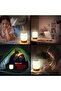 LED Night Light Wood Grain Touch Bedside Lamp with Color Changing Remote USB Rechargeable - 3