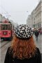Painter Hat Beige with Leopard Pattern on Top - 6